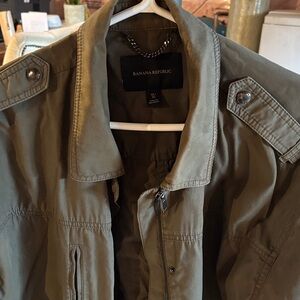 Banana Republic Men's Khaki Military Jacket